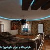 گچبری سقف پذیرایی